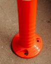 Bolt Down Reboundable Flexible Bollard ORANGE 750mm