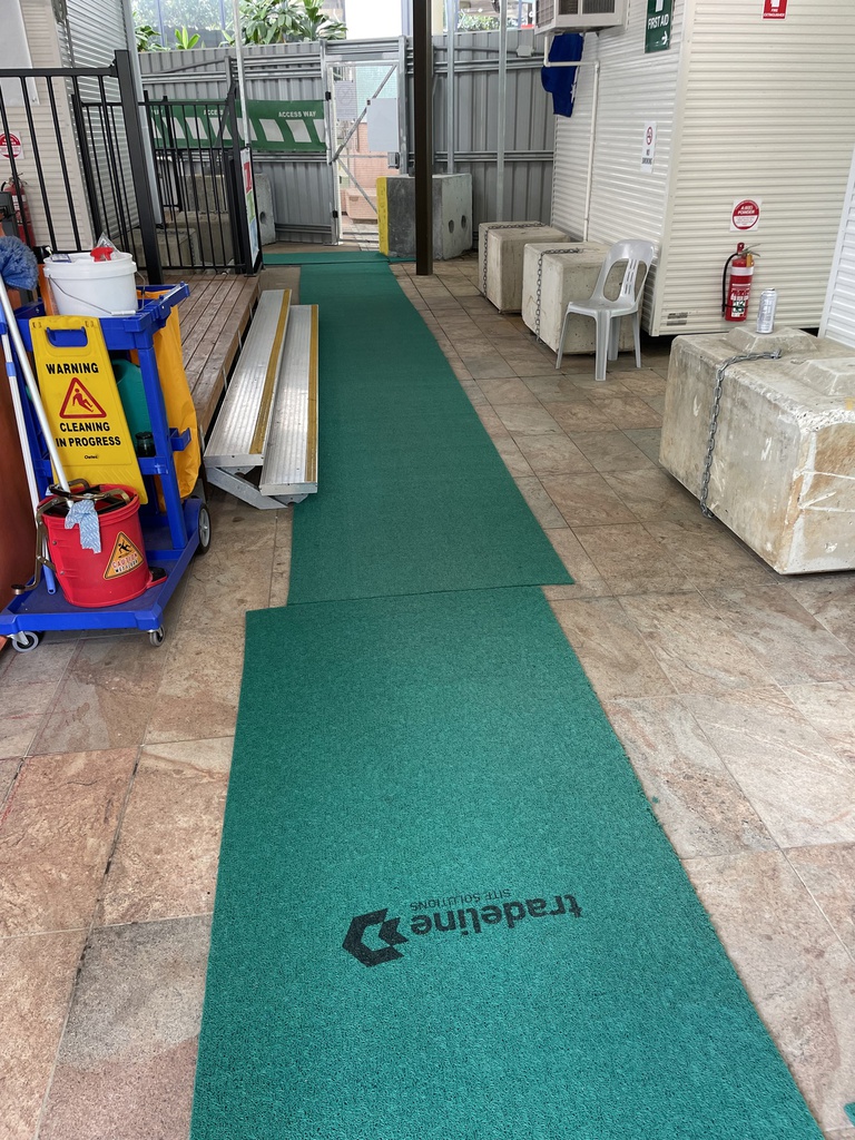 Site Mat 1.0m x 8.0m x 13mm - Green