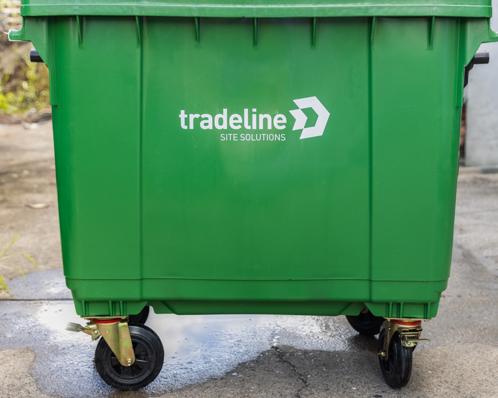 660 Litre Site Bin - Green Premium - 1260mm (W) x 780mm (D) x 1200mm (H)