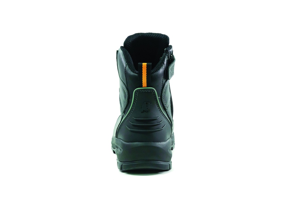 XT Zip Side Lace Up Safety Boot Black