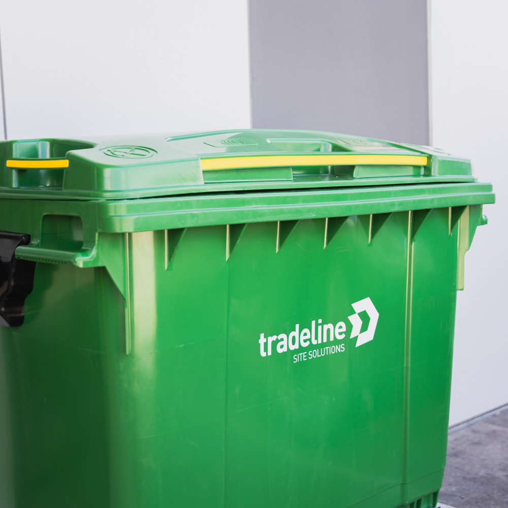 660 Litre Site Bin - Green Premium - 1260mm (W) x 780mm (D) x 1200mm (H)