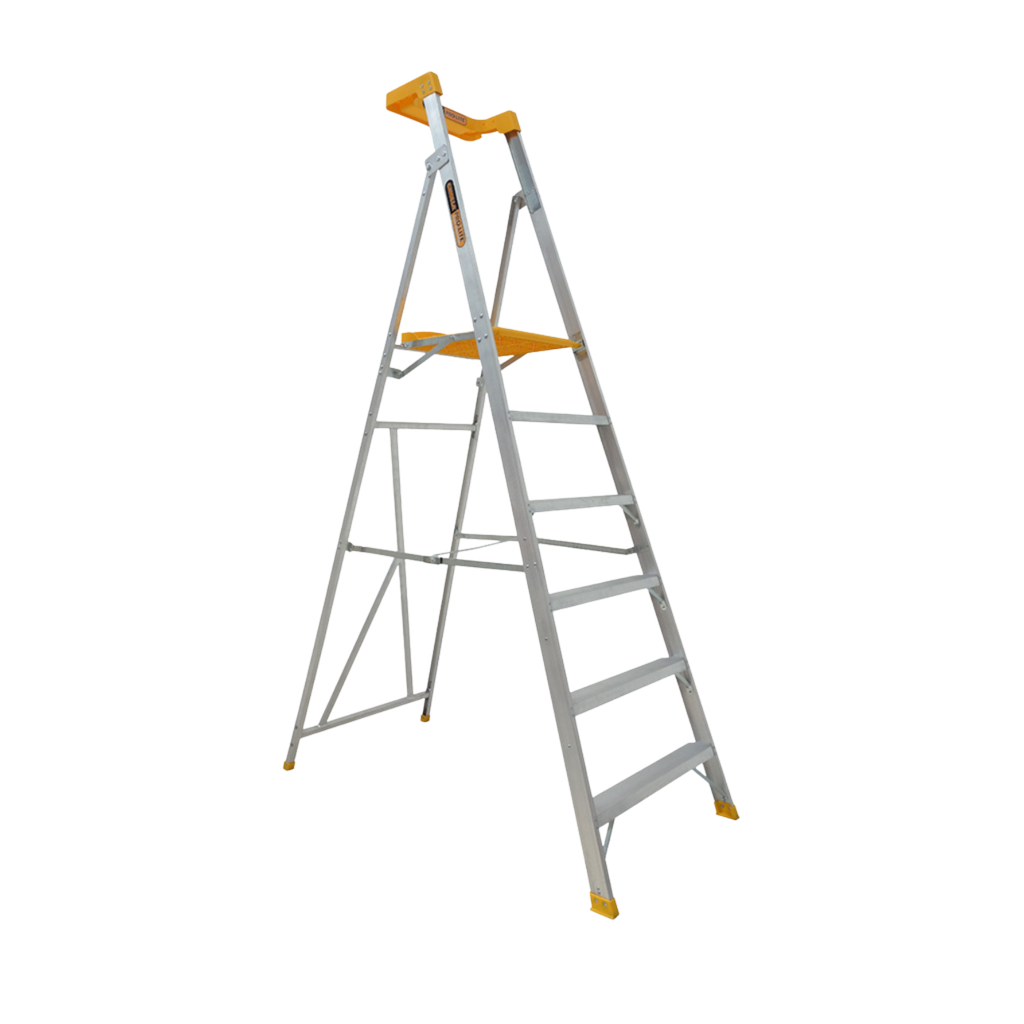 Aluminium Platform Step Ladder 1800mm - 150kg Rated
