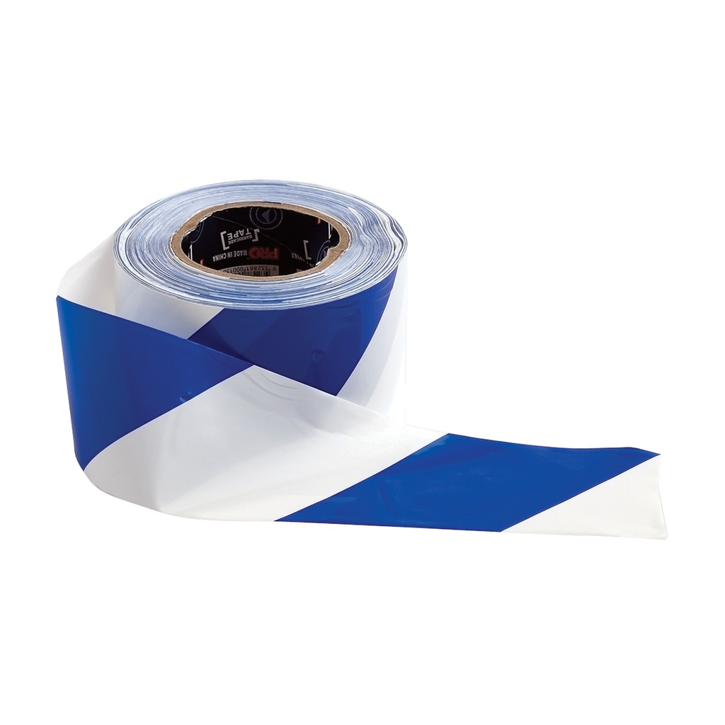 Barrier Tape Blue/White 75mm x 100m (ea/20box)