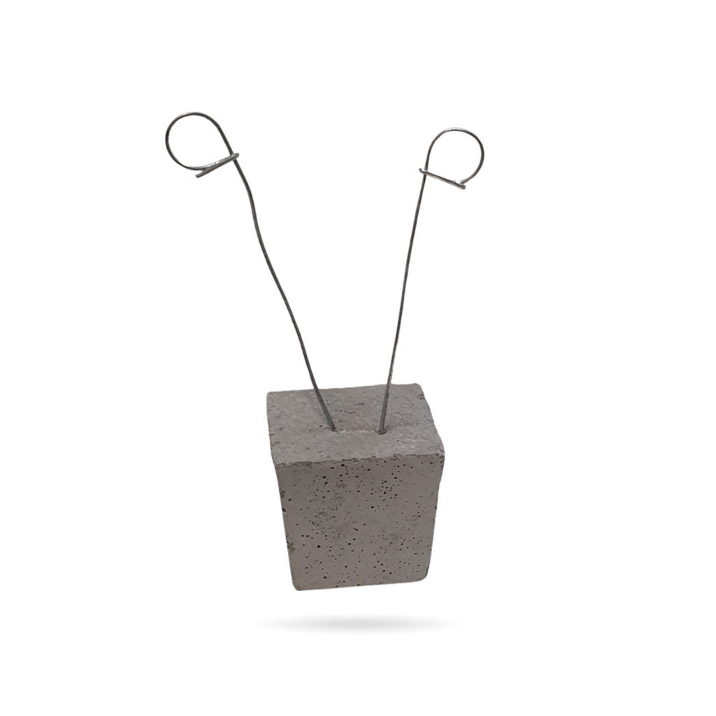Concrete Bar Spacer (Aspro) with tie 80mm (Bag of 15)