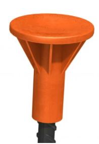 Connolly Orange Reo Safety Caps 12-20mm (Bag of 50)