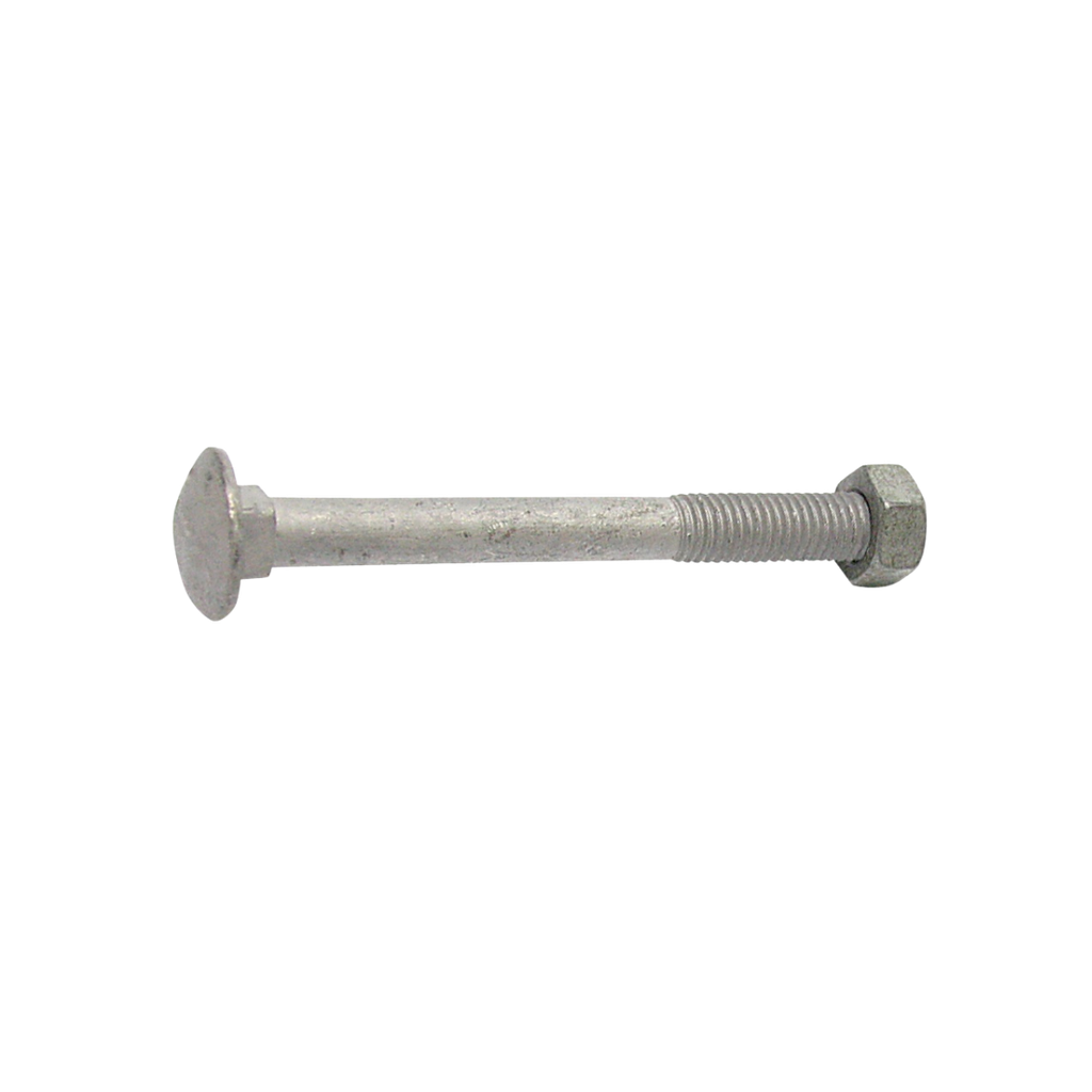 Cup Head Bolt &amp; Nut M10 x 350mm Gal