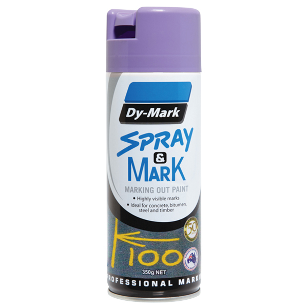 DYMARK Spray and Mark Layout Paint; Violet 350gram (ea/12box)