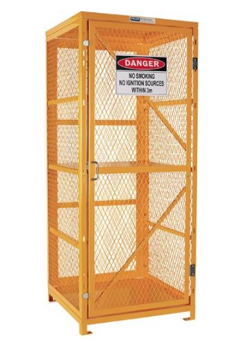 Gas Cylinder Cage - Fits 8 Vertical Gas Bottles (Shelf size - 765mm x 708mm) (COMES FLAT PACKED - ASSEMBLY REQUIRED)