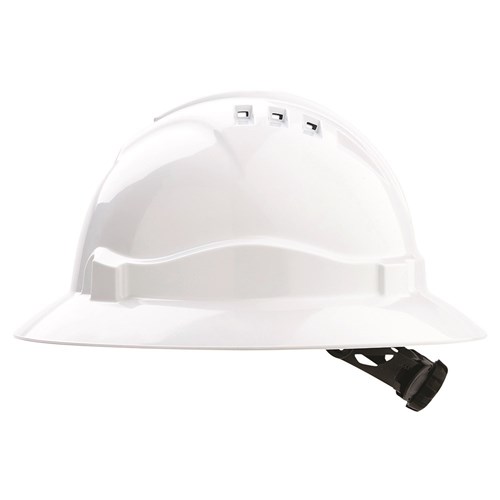 Full Brim Hard Hat - White