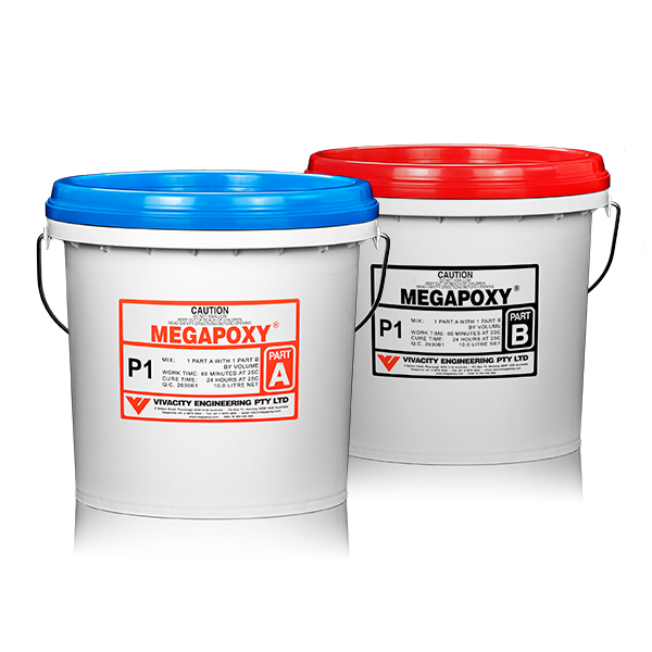 Megapoxy P1 Structural Epoxy Adhesive Paste 4.0L Kit