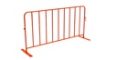 Orange Powder Coated Crowd Control Fence/Event Fence 1.1m x 2.1m - Includes Feet &amp; Pins