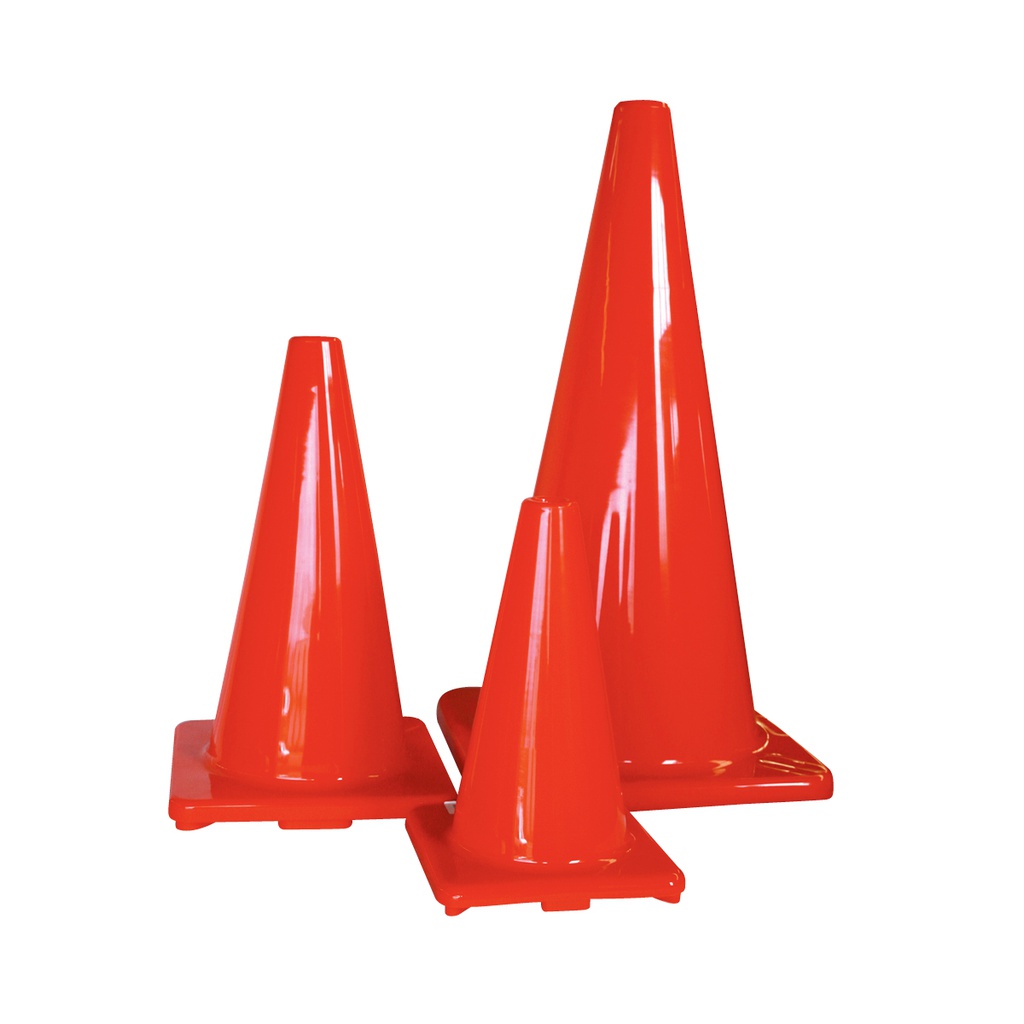 Orange Traffic Cone 450mm - Plain