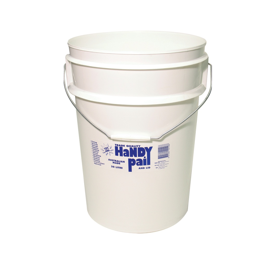 Plastic Bucket 5L w/ lid - Plastic Handle