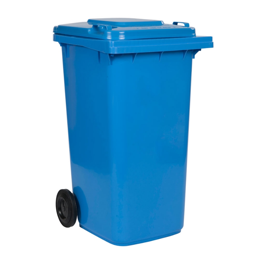 Plastic Wheelie Bin - 240 Litre - Blue