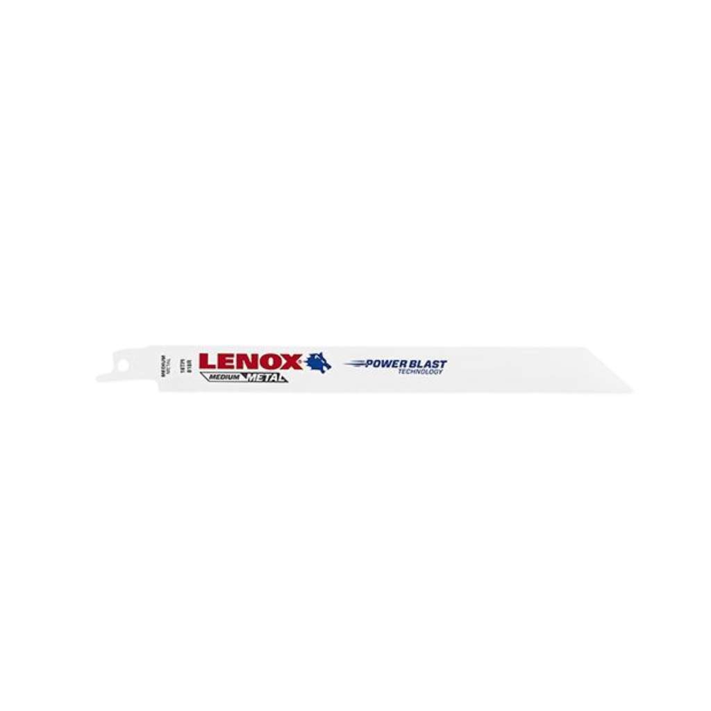 Recipro Blades 18TPI x 203mm (Bi-Metal) Lenox - (Pack of 5) Metal Cutting