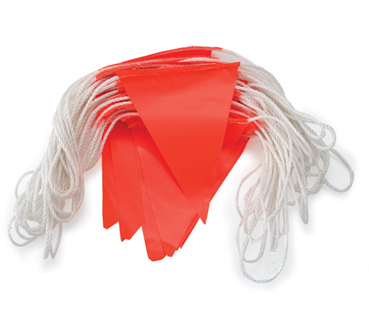 Safety Flags - Orange Bunting - 30m (ea/25box)