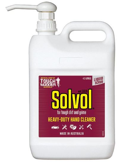 Solvol Hand Cleaner 4.5L w/ Pump (ea/2 per box)