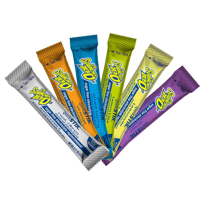 Sqwincher Qwik Stiks (Pack of 50) - Mixed Flavours