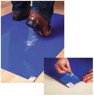 Tacky/Sticky Mat 913 x 913mm (30 sheets) - Blue (ea/4 per pack)