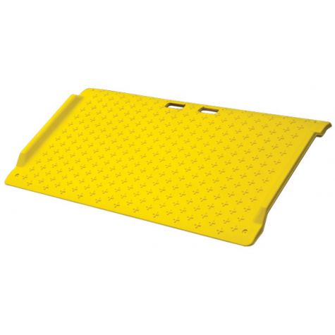 Yellow Pedestrian Ramp 1300Lx85Hx700D