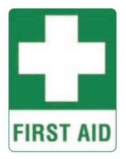 Safety Sign 600 x 450mm Coreflute - First Aid