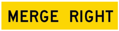 Victoria Multi Message 1200 x 300mm Class 1 Coreflute - Merge Right