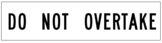 Victoria Multi Message 1200 x 300mm Class 1 Coreflute - Do Not Overtake