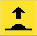 QLD Multi Message 600 x 600mm Class 1 Reflective - Speed Hump &amp; Arrow Symbols