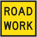 QLD Multi Message 600 x 600mm Class 1 Reflective - Road Work