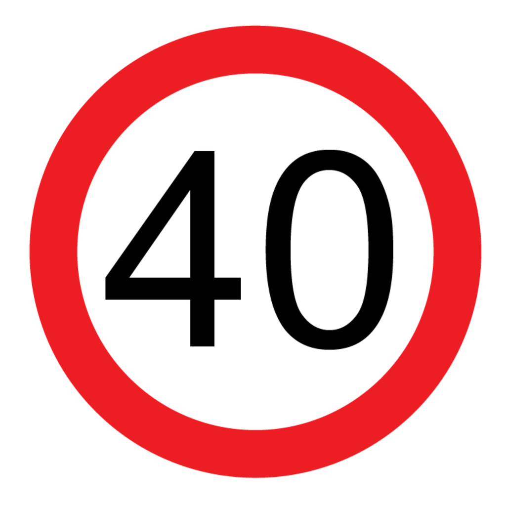 Victoria Multi Message Sign 600 x 600mm Class 1 Reflective - 40km