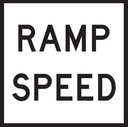 QLD Multi Message 600 x 600mm Class 1 Reflective  - Ramp Speed