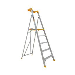 [PLAT5AL] Aluminium Platform Step Ladder 1500mm - 150kg Rated