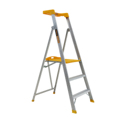 [PLAT3AL] Aluminium Platform Step Ladder 860mm - 150kg Rated