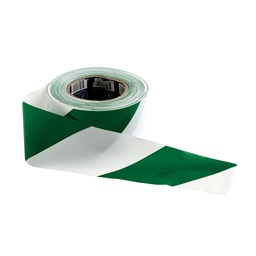 [BARTAPEGRN] Barrier Tape White/Green 75mm x 100m  (ea/20box)