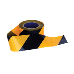 [REFTAPEBY45] Black/Yellow Adhesive Reflective Tape 48mm x 45m Class 2