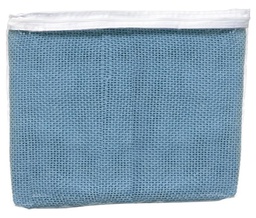 [FAB640] Blanket 100% Cotton, Single Bed, Blue 