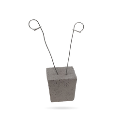 [CONSPAC40] Concrete Bar Spacer (Aspro) with tie 40mm (Bag of 50)