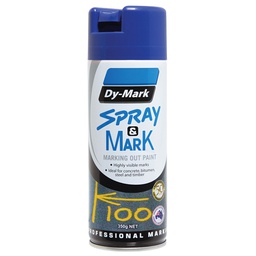 [SMP350BL] DYMARK Spray and Mark Layout Paint; Blue 350gram (ea/12box)