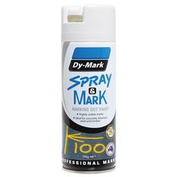 [SMP350W] DYMARK Spray and Mark Layout Paint; White 350gram (ea/12box)