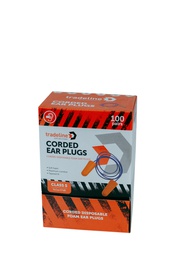 [EARPCORD] Disposable Corded Foam Ear Plugs (Box of 100)