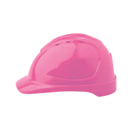 [HARDHAT-P] Hard Hat - Vented with adjustable harness - Fluro Pink
