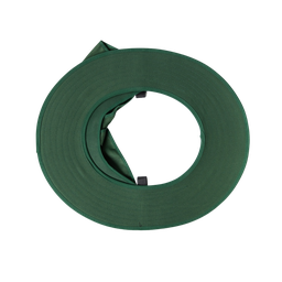 [COTTONBRIM-G] Hard Hat Cotton Brim w/- neck flap - GREEN