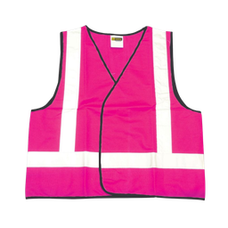 [DAY/NIV-FP-XL] Hi Viz Day/Night Safety Vest - Fluro Pink Size X Large