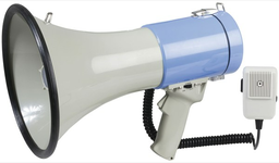 [MEGAPH] Megaphone 25 watt with siren - (Requires 8 x C Batteries - Not included) 