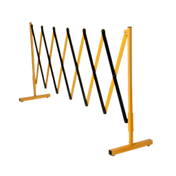 [EB32-BY] Metal Expanding Barrier 3200x950 Black/Yellow