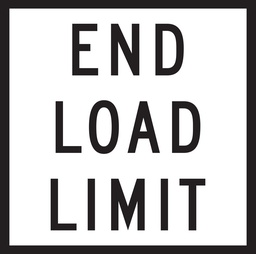 QLD Multi Message 600 x 600mm Class 1 Reflective - End Load Limit