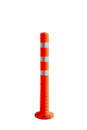 [BOLREB750] Bolt Down Reboundable Flexible Bollard ORANGE 750mm