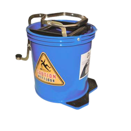 [WRBUKBL] Plastic Mop Wringer Bucket 16L - BLUE