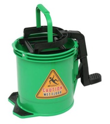 [WRBUKGR] Plastic Mop Wringer Bucket 16L - GREEN