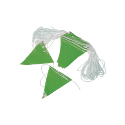 [DAY30GR] Safety Flags - GREEN Bunting - 30m (ea/25box)